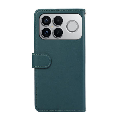 For Redmi K90 Pro Max/Poco F8 Ultra ABEEL Delicate Texture Splicing RFID Leather Phone Case(Green)