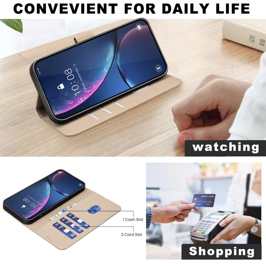 For Redmi Note 17 Pro 5G Global 163mm Geometric Pattern RFID Leather Phone Case(Beige)