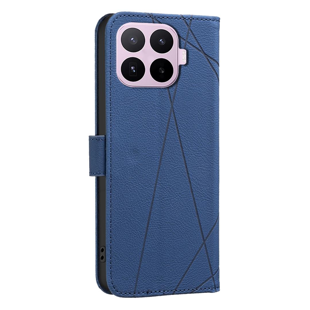 For Xiaomi 17T 5G Geometric Pattern RFID Leather Phone Case - Blue - EDA007878916B