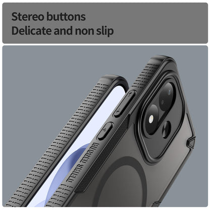 For Redmi Note 17 Pro 5G Global 163.5mm Armor Glaze MagSafe Magnetic Phone Case - Black - EDA007942508A