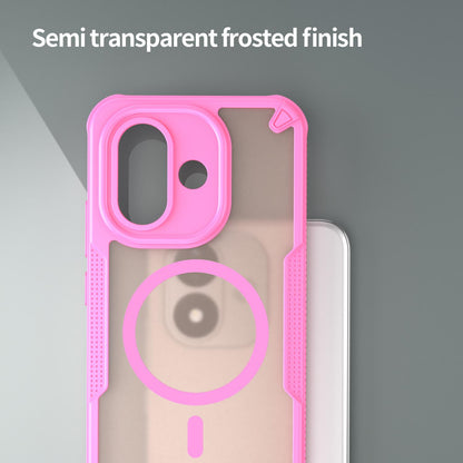 For Redmi Note 17 Pro 5G Global 163.5mm Armor Glaze MagSafe Magnetic Phone Case - Pink - EDA007942508B