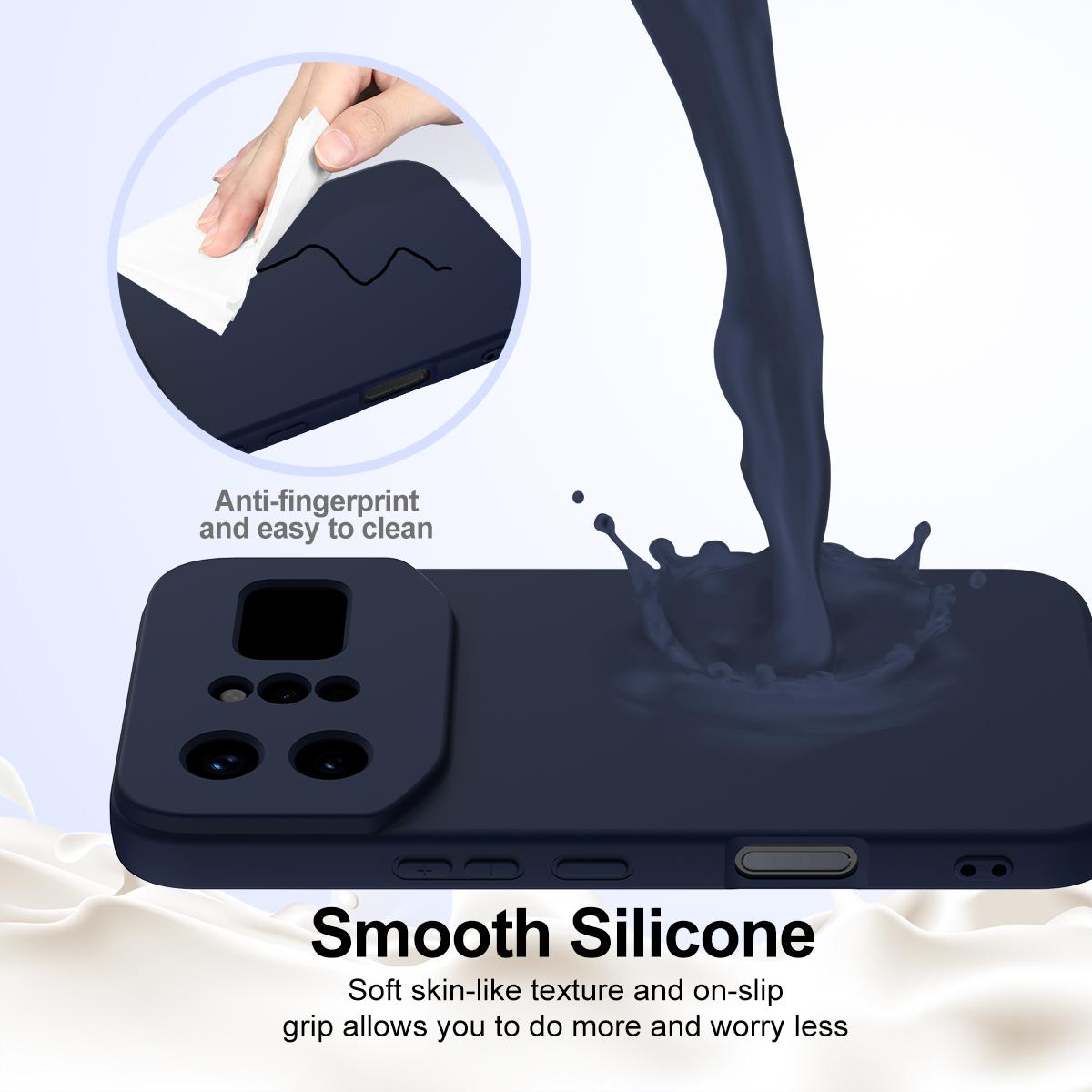 For Infinix Note 60 Ultra 5G Shockproof Silicone Magsafe Phone Case - Navy Blue - EDA007978905A