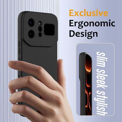 For Infinix Note 60 Ultra 5G Shockproof Silicone Magsafe Phone Case - Black - EDA007978905B