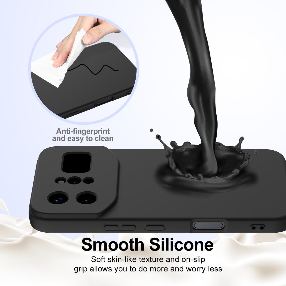 For Infinix Note 60 Ultra 5G Shockproof Silicone Magsafe Phone Case - Black - EDA007978905B