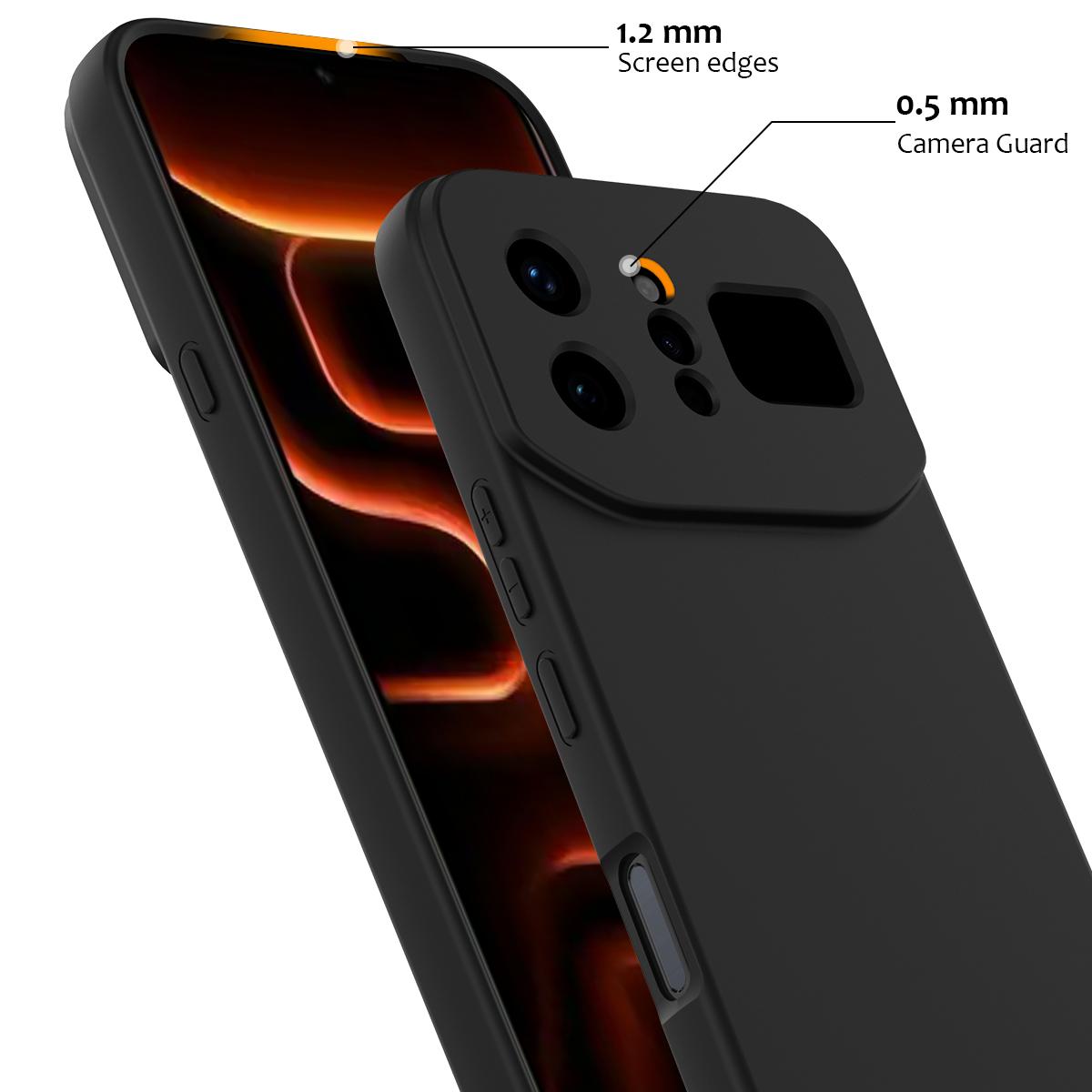 For Infinix Note 60 Ultra 5G Shockproof Silicone Magsafe Phone Case - Black - EDA007978905B