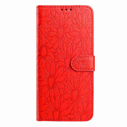 For Redmi K90 Pro Max / Poco F8 Ultra Daisy Embossed Leather Phone Case(Red)