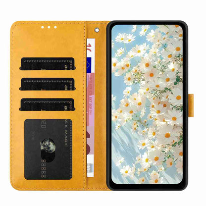 For Redmi K90 Pro Max / Poco F8 Ultra Daisy Embossed Leather Phone Case(Yellow)