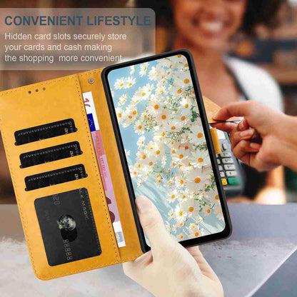For Redmi K90 Pro Max / Poco F8 Ultra Daisy Embossed Leather Phone Case(Yellow)