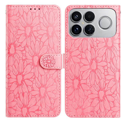 For Redmi K90 Pro Max / Poco F8 Ultra Daisy Embossed Leather Phone Case(Pink)