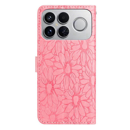For Redmi K90 Pro Max / Poco F8 Ultra Daisy Embossed Leather Phone Case(Pink)