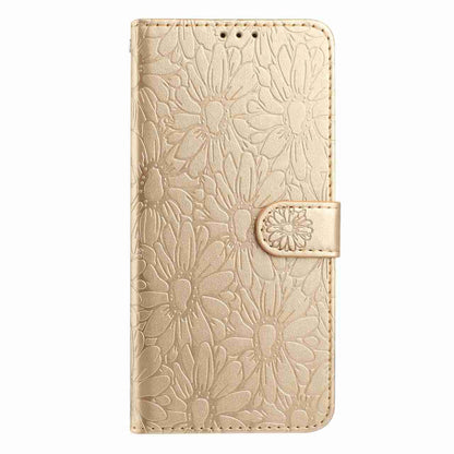 For Redmi K90 Pro Max / Poco F8 Ultra Daisy Embossed Leather Phone Case(Gold)