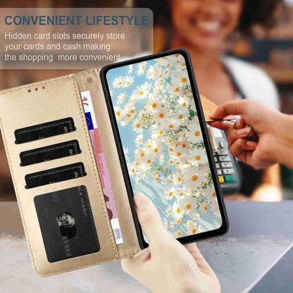 For Redmi K90 Pro Max / Poco F8 Ultra Daisy Embossed Leather Phone Case(Gold)