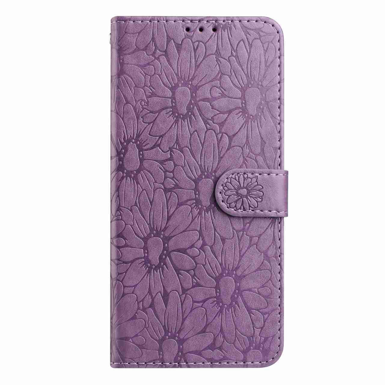 For Redmi K90 Pro Max / Poco F8 Ultra Daisy Embossed Leather Phone Case(Light Purple)