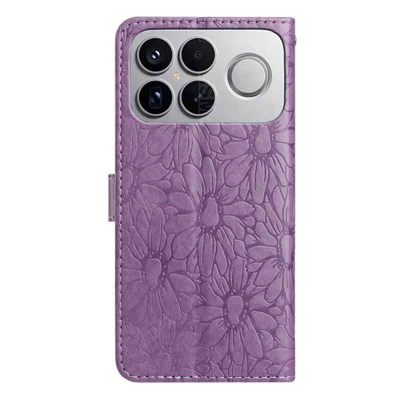 For Redmi K90 Pro Max / Poco F8 Ultra Daisy Embossed Leather Phone Case(Light Purple)