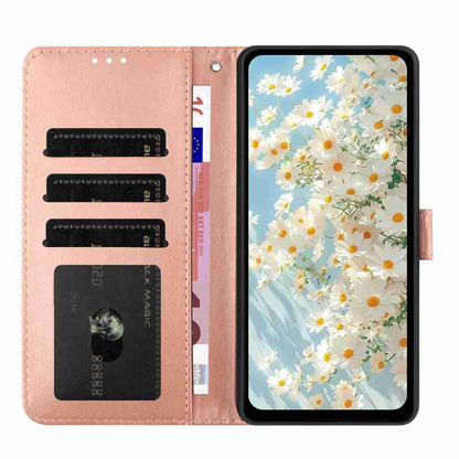 For Redmi K90 Pro Max / Poco F8 Ultra Daisy Embossed Leather Phone Case(Rose Gold)