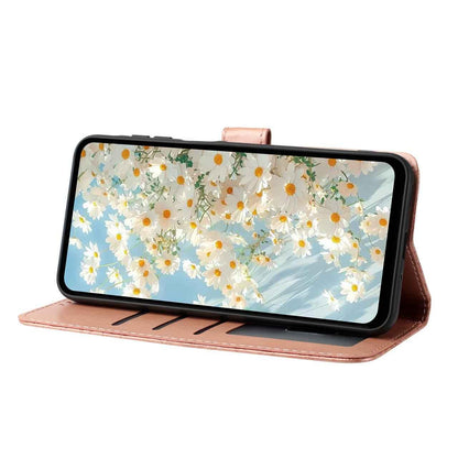 For Redmi K90 Pro Max / Poco F8 Ultra Daisy Embossed Leather Phone Case(Rose Gold)