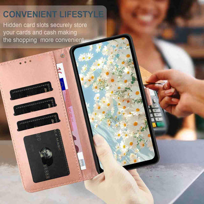 For Redmi K90 Pro Max / Poco F8 Ultra Daisy Embossed Leather Phone Case(Rose Gold)