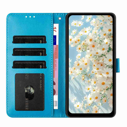For Redmi K90 Pro Max / Poco F8 Ultra Daisy Embossed Leather Phone Case(Blue)