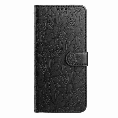 For Redmi K90 Pro Max / Poco F8 Ultra Daisy Embossed Leather Phone Case(Black)