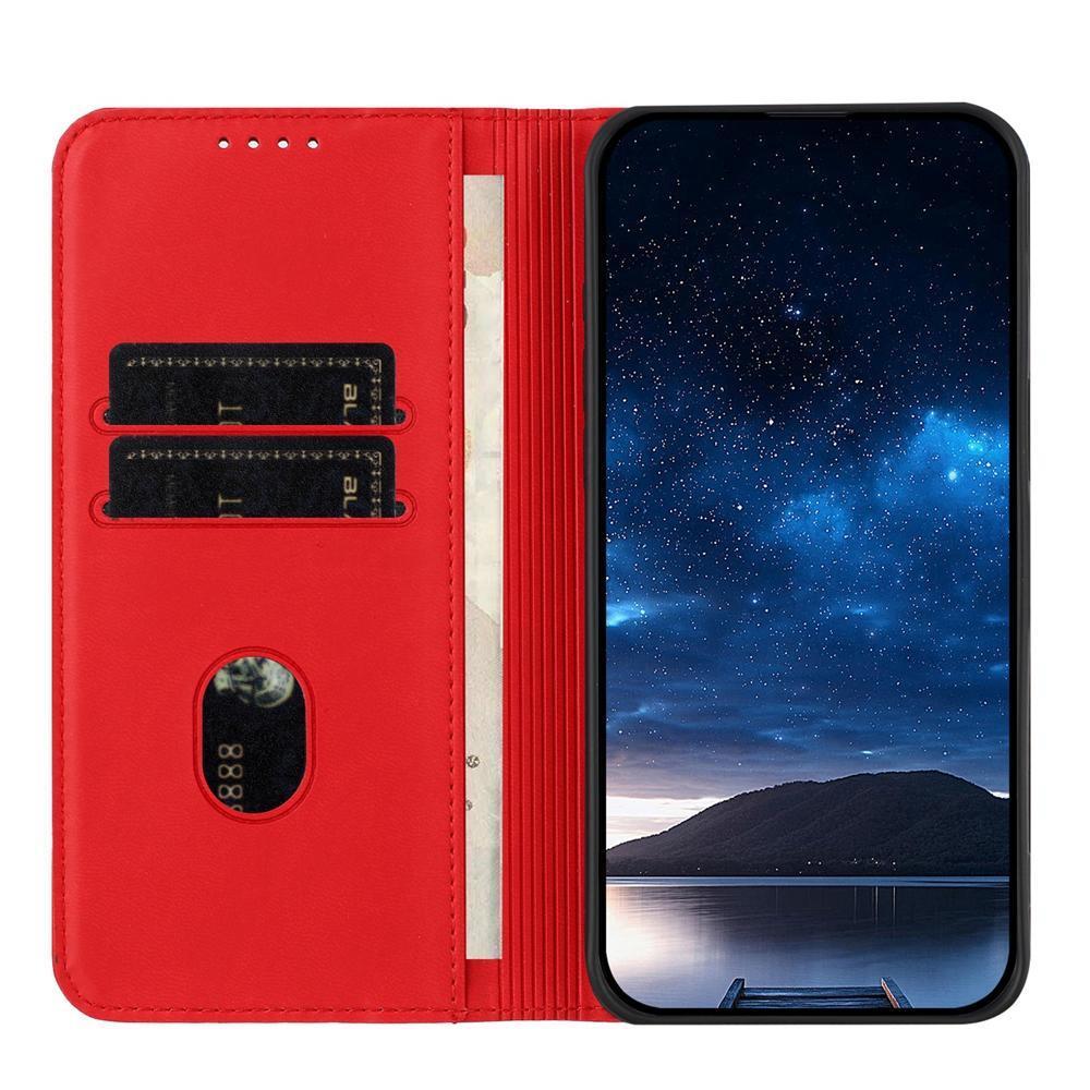 For Redmi K90 Pro Max / Poco F8 Ultra Strong Magnetic Frosted Flip Leather Phone Case(Red)