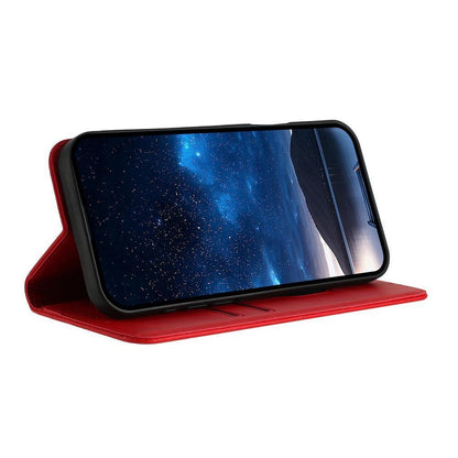For Redmi K90 Pro Max / Poco F8 Ultra Strong Magnetic Frosted Flip Leather Phone Case(Red)