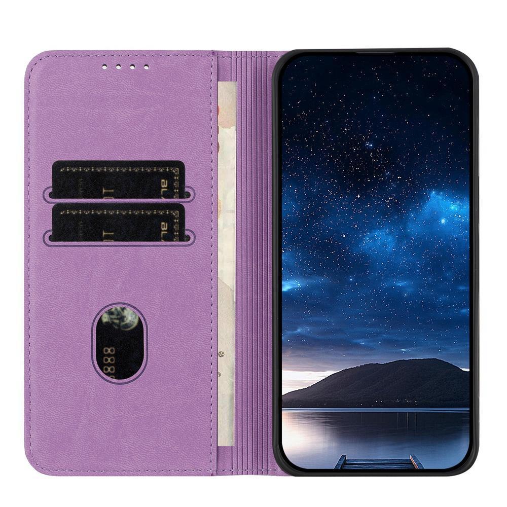 For Redmi K90 Pro Max / Poco F8 Ultra Strong Magnetic Frosted Flip Leather Phone Case(Light Purple)
