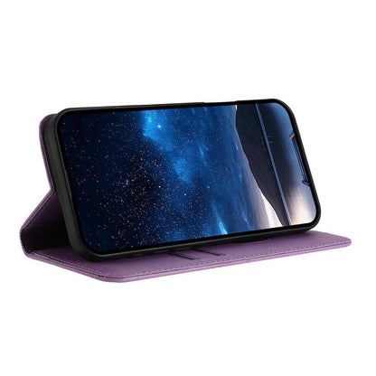 For Redmi K90 Pro Max / Poco F8 Ultra Strong Magnetic Frosted Flip Leather Phone Case(Light Purple)