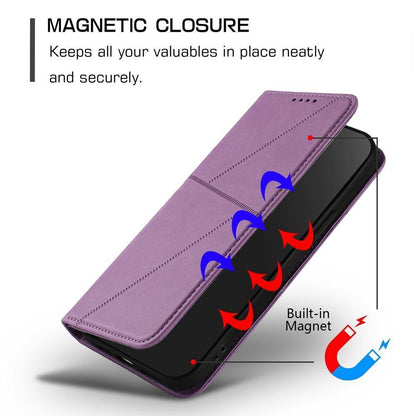 For Redmi K90 Pro Max / Poco F8 Ultra Strong Magnetic Frosted Flip Leather Phone Case(Light Purple)