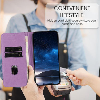 For Redmi K90 Pro Max / Poco F8 Ultra Strong Magnetic Frosted Flip Leather Phone Case(Light Purple)