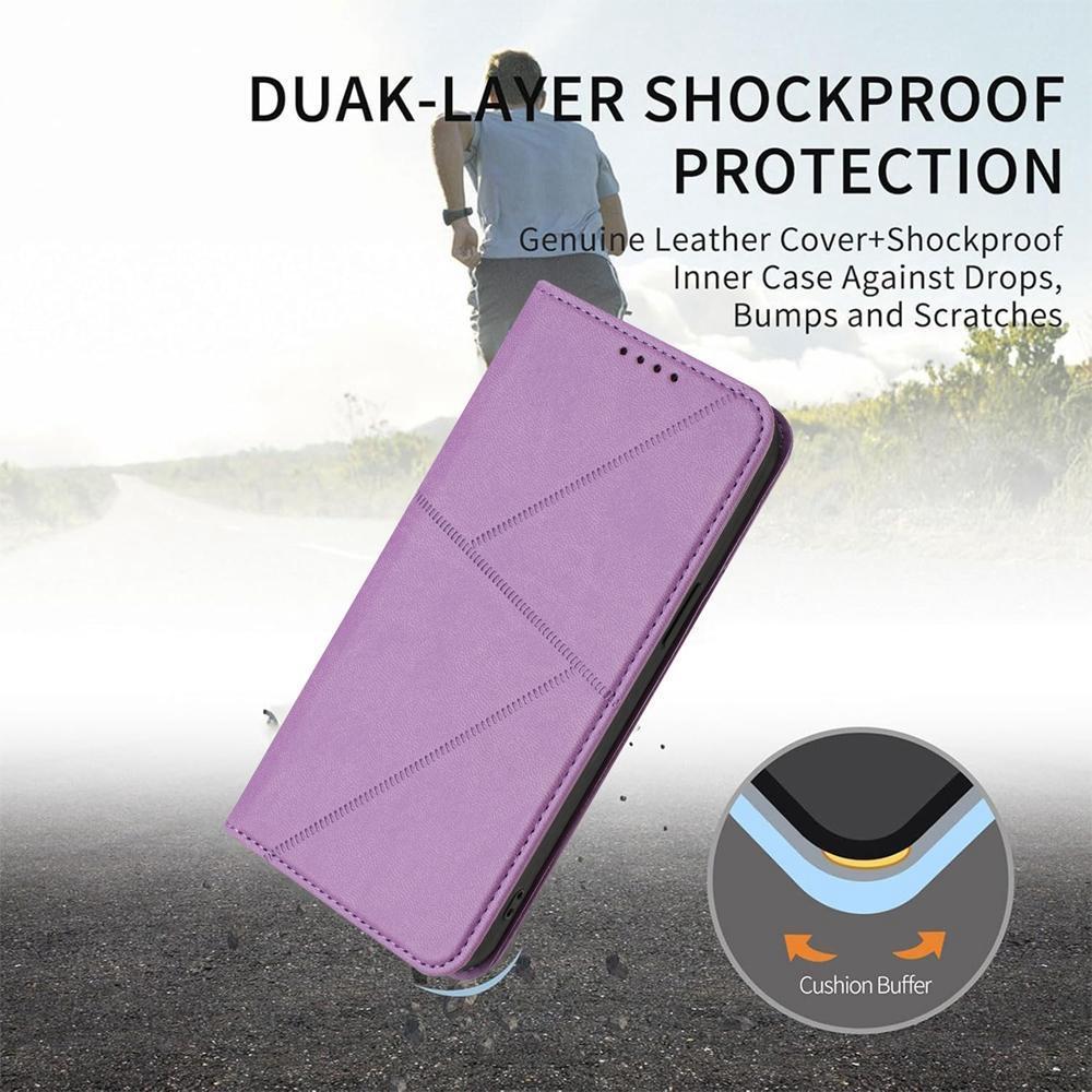 For Redmi K90 Pro Max / Poco F8 Ultra Strong Magnetic Frosted Flip Leather Phone Case(Light Purple)