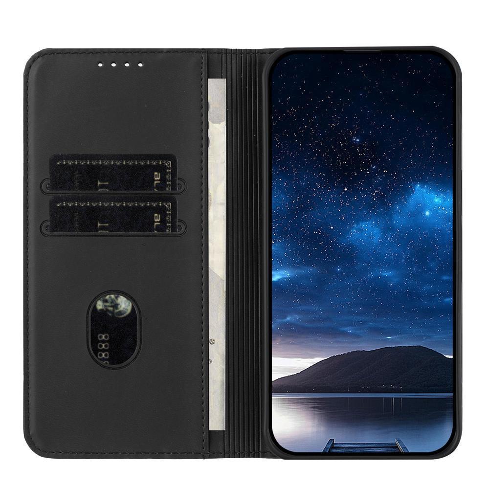 For Redmi K90 Pro Max / Poco F8 Ultra Strong Magnetic Frosted Flip Leather Phone Case(Black)