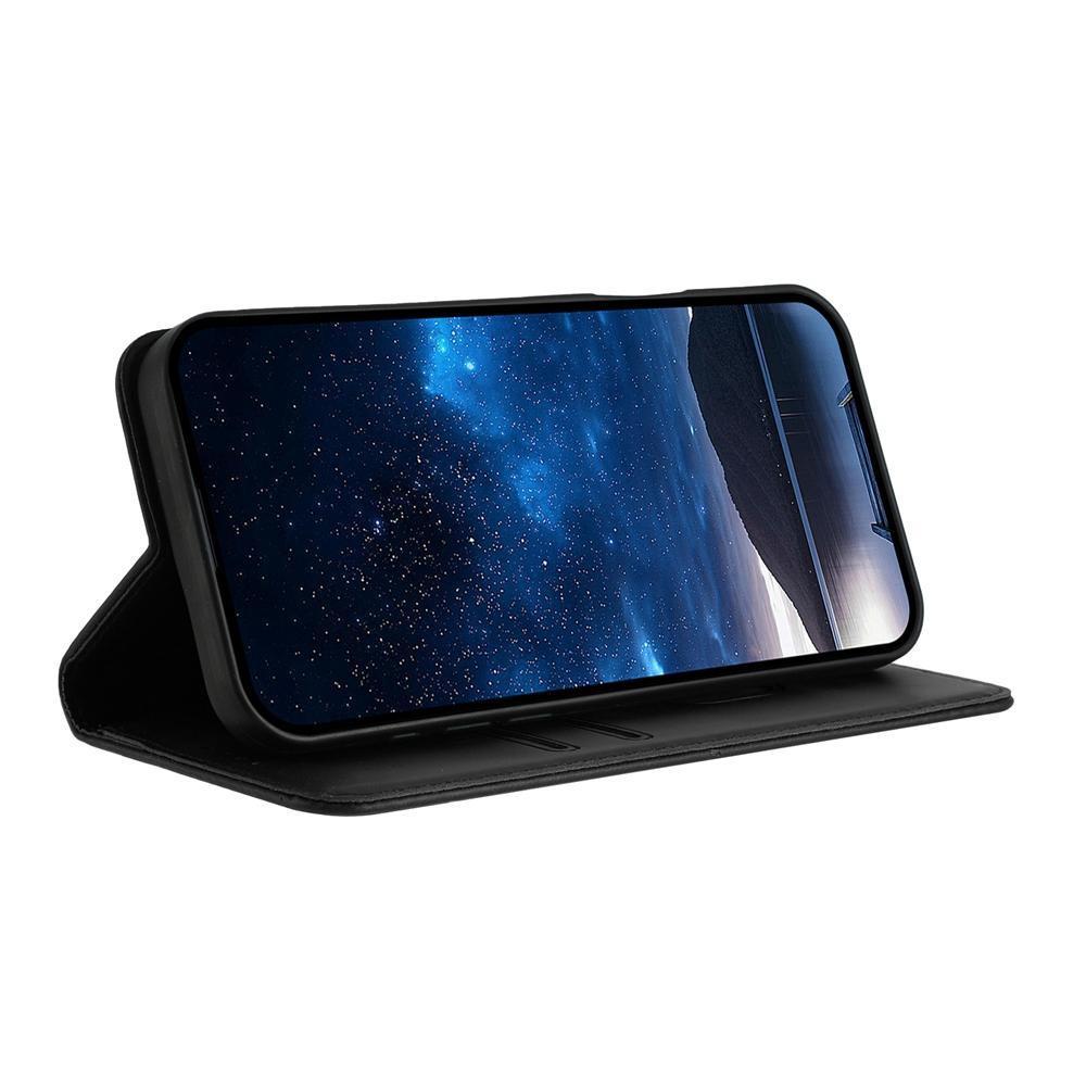For Redmi K90 Pro Max / Poco F8 Ultra Strong Magnetic Frosted Flip Leather Phone Case(Black)