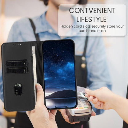 For Redmi K90 Pro Max / Poco F8 Ultra Strong Magnetic Frosted Flip Leather Phone Case(Black)