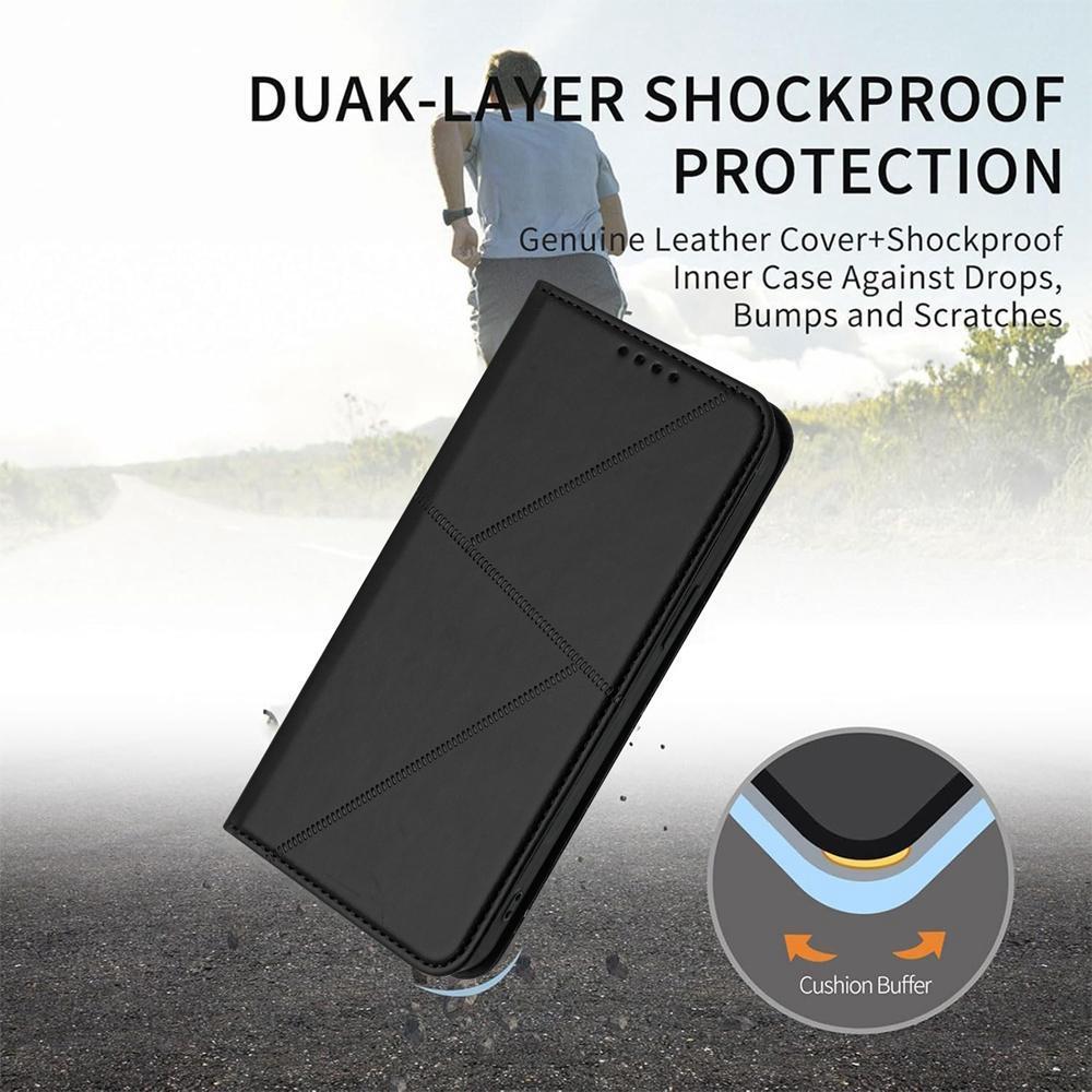 For Redmi K90 Pro Max / Poco F8 Ultra Strong Magnetic Frosted Flip Leather Phone Case(Black)