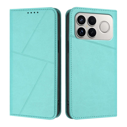 For Redmi K90 Pro Max / Poco F8 Ultra Strong Magnetic Frosted Flip Leather Phone Case(Light Blue)