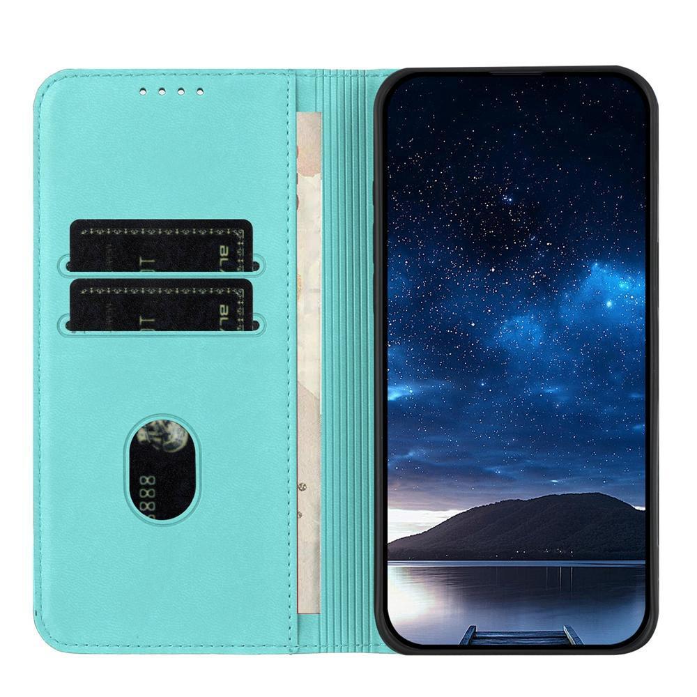 For Redmi K90 Pro Max / Poco F8 Ultra Strong Magnetic Frosted Flip Leather Phone Case(Light Blue)
