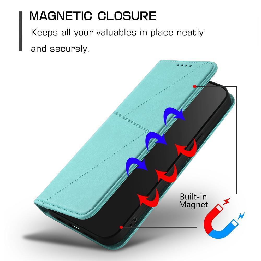 For Redmi K90 Pro Max / Poco F8 Ultra Strong Magnetic Frosted Flip Leather Phone Case(Light Blue)