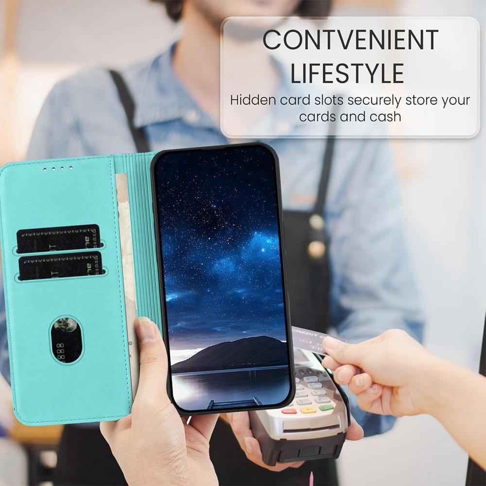 For Redmi K90 Pro Max / Poco F8 Ultra Strong Magnetic Frosted Flip Leather Phone Case(Light Blue)