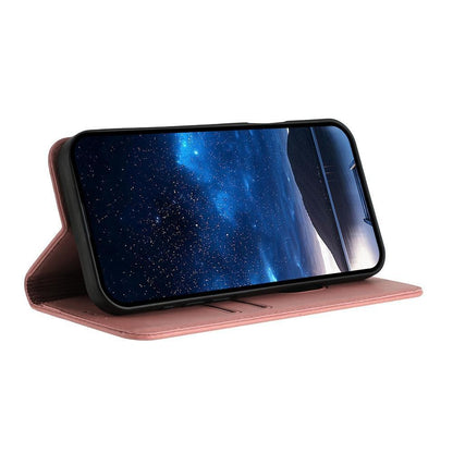 For Redmi K90 Pro Max / Poco F8 Ultra Strong Magnetic Frosted Flip Leather Phone Case(Pink)