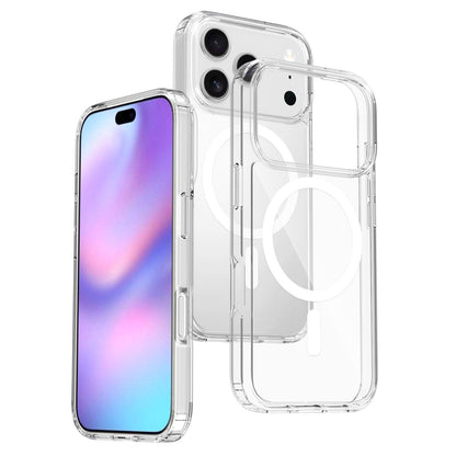 For iPhone 18 Pro Scratchproof PC Hybrid TPU Magsafe Phone Case - Transparent - EDA008013406A
