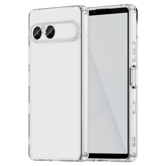 For Sony Xperia 10 VIII PC Hybrid TPU Airbag Shockproof Phone Case(Transparent)