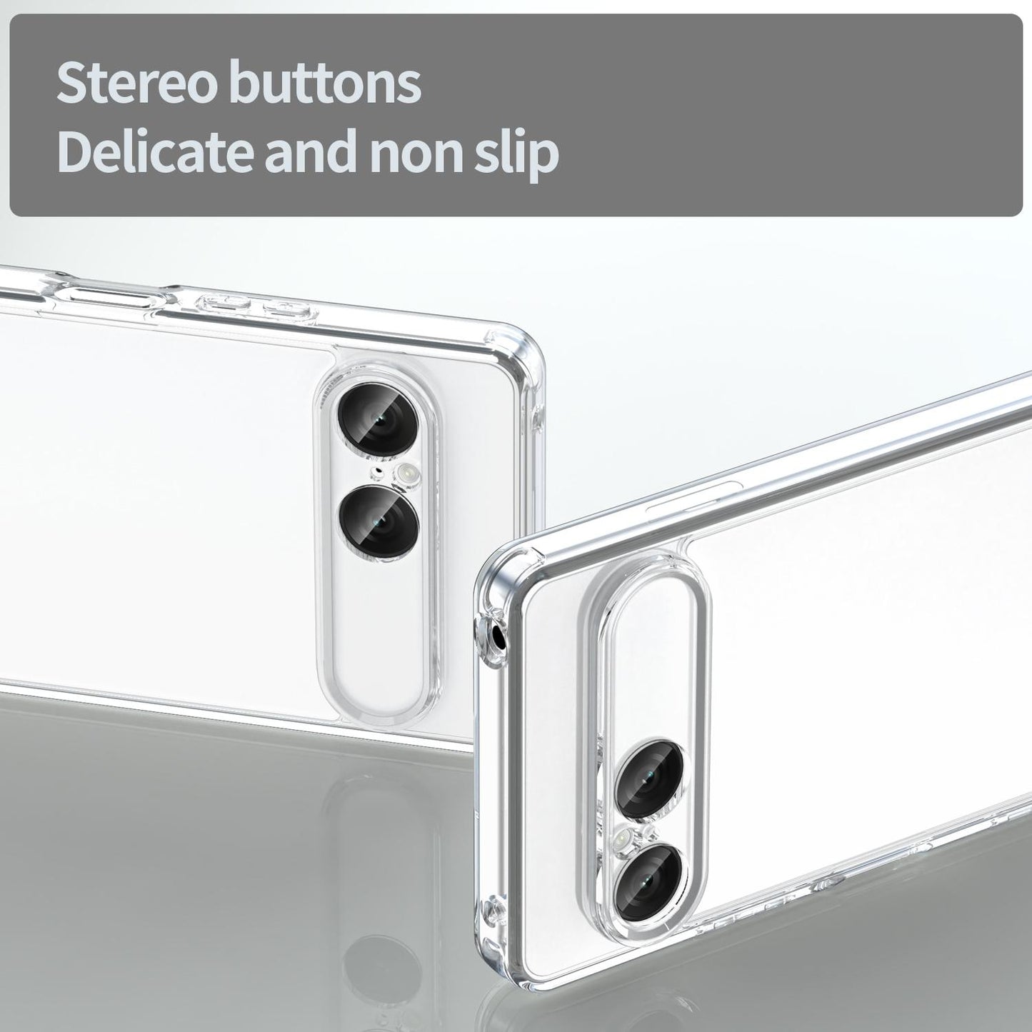 For Sony Xperia 10 VIII PC Hybrid TPU Airbag Shockproof Phone Case(Transparent)