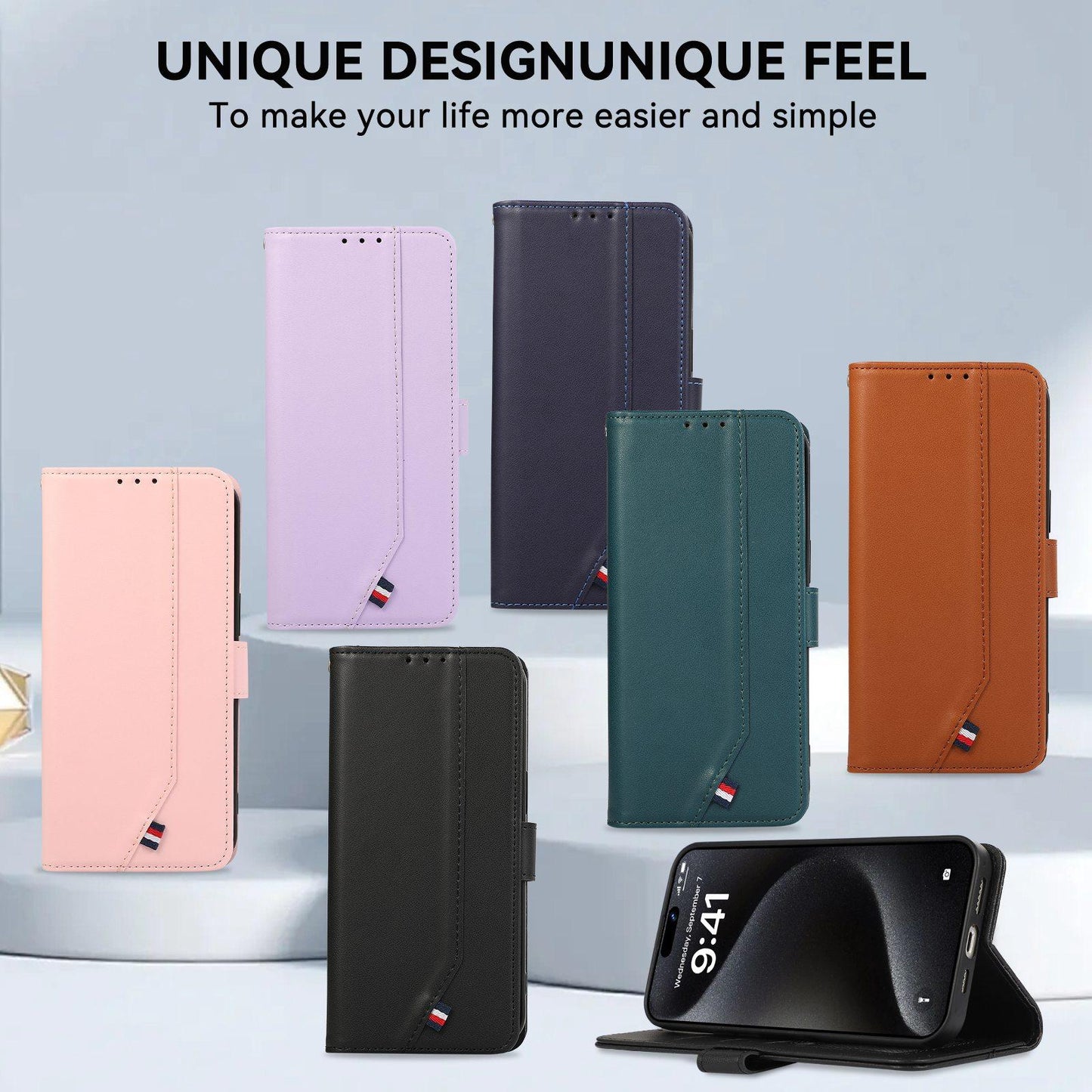 For Motorola Edge 70 Max 5G ABEEL Delicate Texture Splicing RFID Leather Phone Case(Brown)