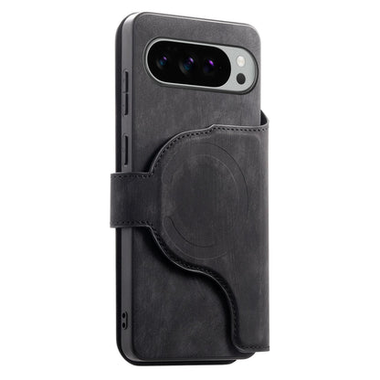 For Google Pixel 11 Pro XL CaseNeo MagSafe RFID Anti-theft Retro Leather Phone Case - Black - EDA008112505A