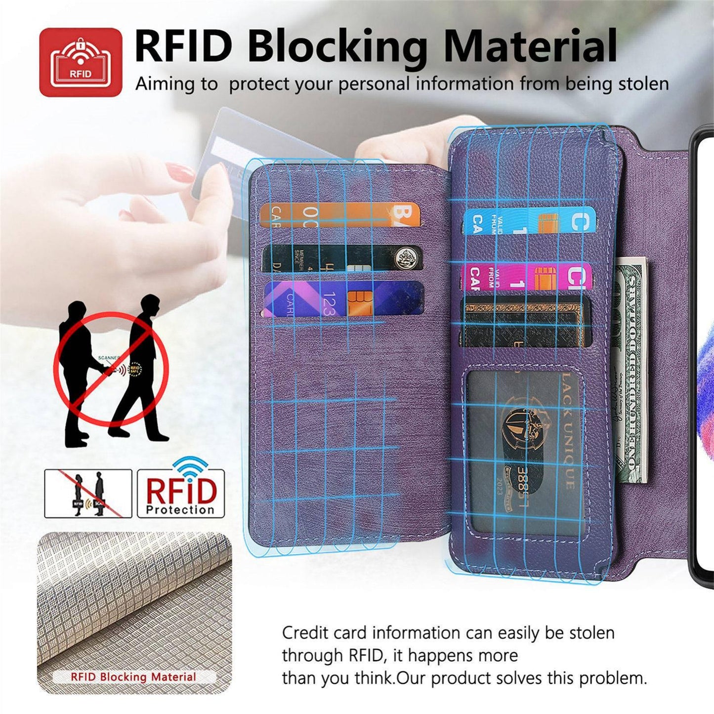 For Redmi K90 Pro Max / Poco F8 Ultra CaseNeo MagSafe RFID Anti-theft Zipper Wallet Retro Leather Phone Case(Purple)