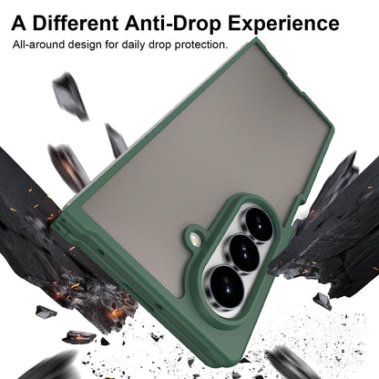 For Galaxy Z Fold8 Ultra 5G Fan Dun Series TPU Hybrid PC Frosted Phone Case - Green - EDA008121104C