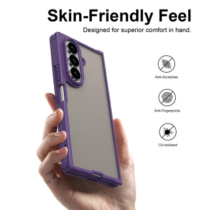 For Galaxy Z Fold8 Ultra 5G Fan Dun Series TPU Hybrid PC Frosted Phone Case - Purple - EDA008121104D