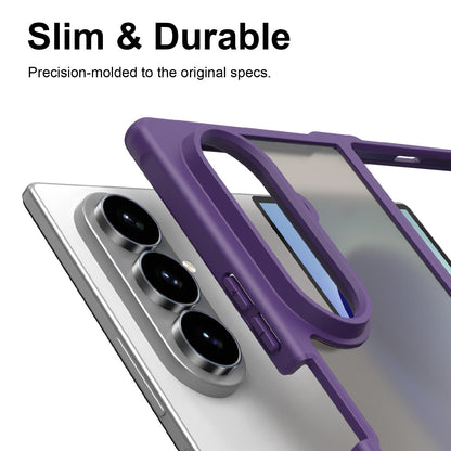 For Galaxy Z Fold8 Ultra 5G Fan Dun Series TPU Hybrid PC Frosted Phone Case - Purple - EDA008121104D