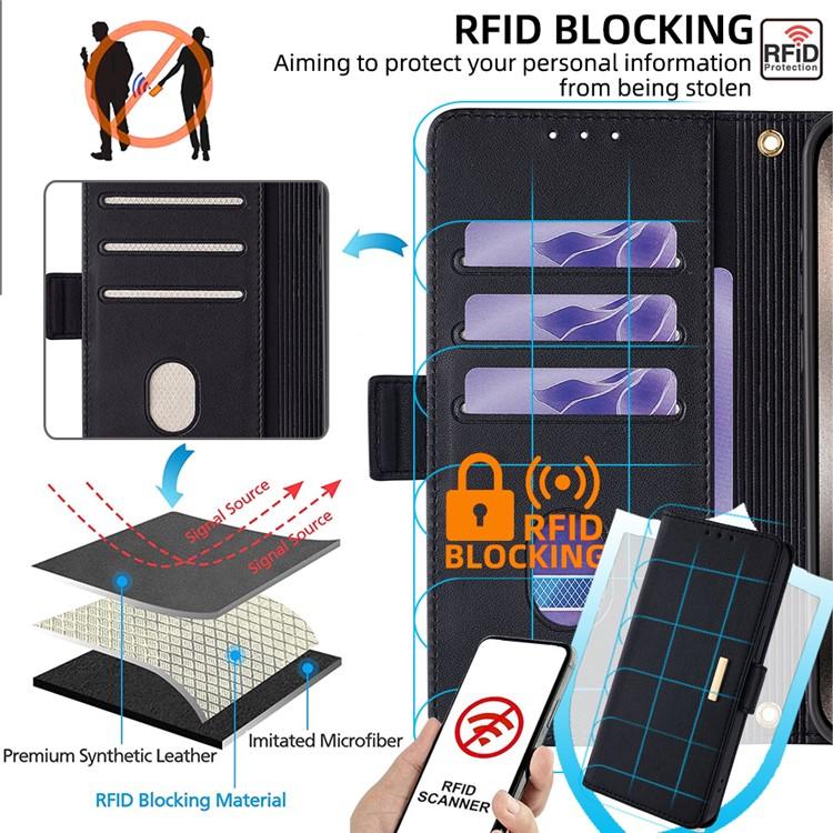 For Redmi K90 Pro Max / Poco F8 Ultra Crossbody Chain Leather Phone Case(Black)
