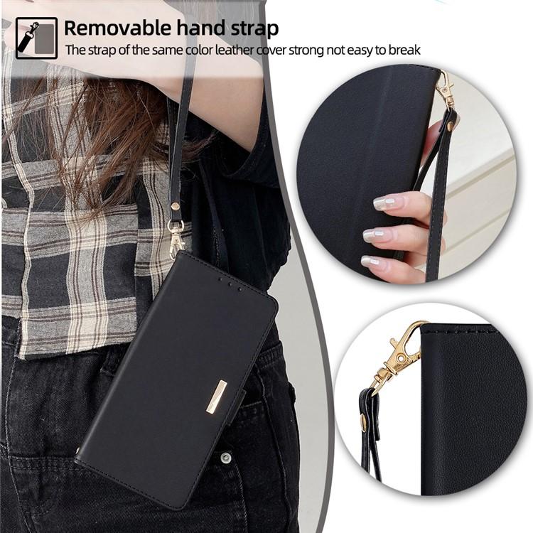 For Redmi K90 Pro Max / Poco F8 Ultra Crossbody Chain Leather Phone Case(Black)